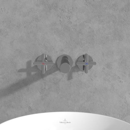 Villeroy & Boch TVZ10601200061 - Mitigeur de lavabo LOOP&FRIENDS, finition chrome brillant