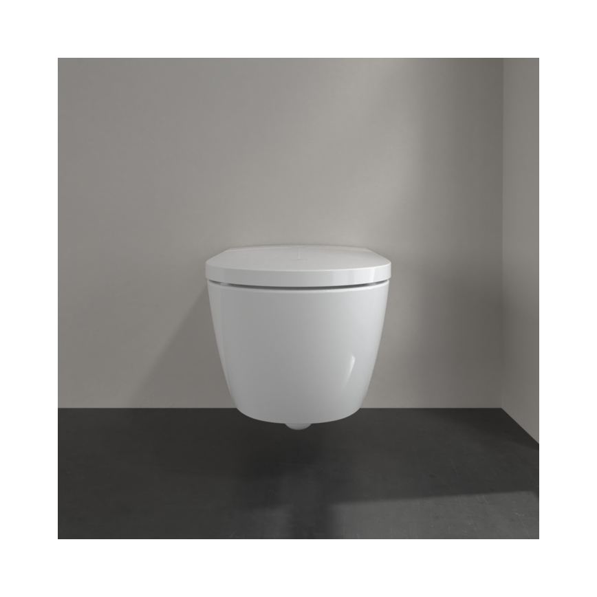 Villeroy & Boch V0E100R1 - Bidet suspendu avec abattant SoftClose VICLEAN céramique/blanc +télécommande