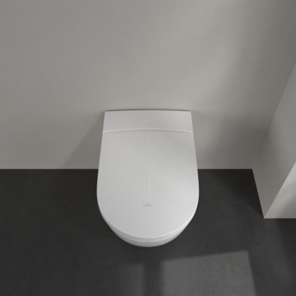 Villeroy & Boch V0E100R1 - Bidet suspendu avec abattant SoftClose VICLEAN céramique/blanc +télécommande