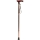 Vitility - Canne pliante 92 cm marron