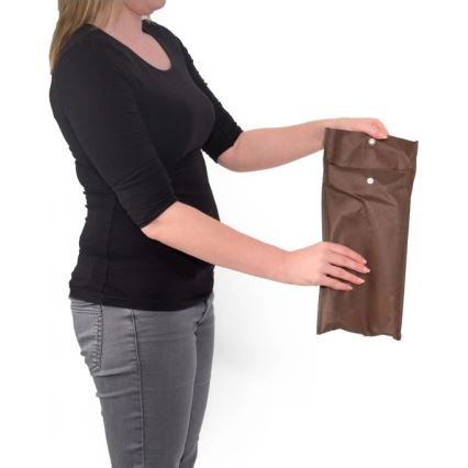 Vitility - Canne pliante 92 cm marron