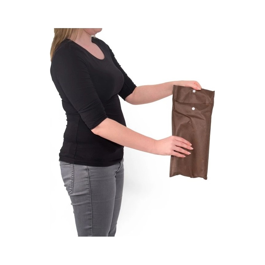 Vitility - Canne pliante 92 cm marron