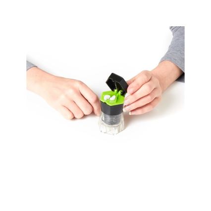 Vitility - Distributeur et coupe-comprimés 5 en 1, noir