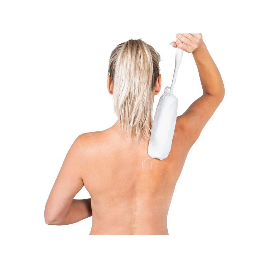 Vitility - Éponge de lavage avec poignée blanche