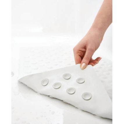 Vitility - Tapis de douche antidérapant 40x70 cm blanc