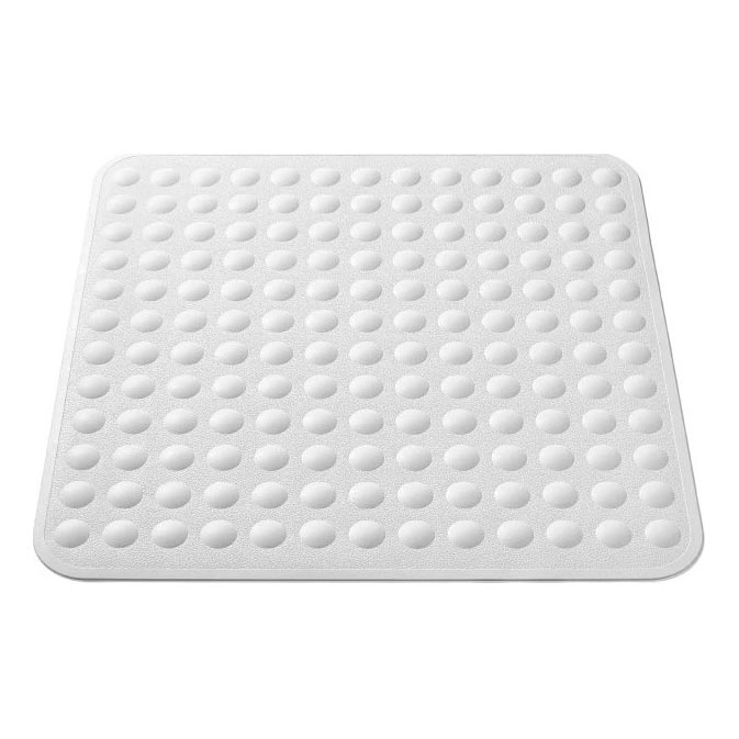 Vitility - Tapis de douche antidérapant 54 x 54 cm, blanc