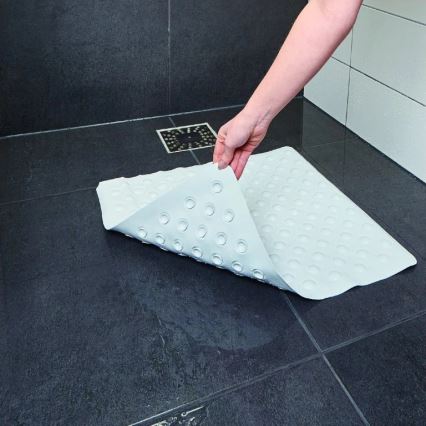 Vitility - Tapis de douche antidérapant 54 x 54 cm, blanc