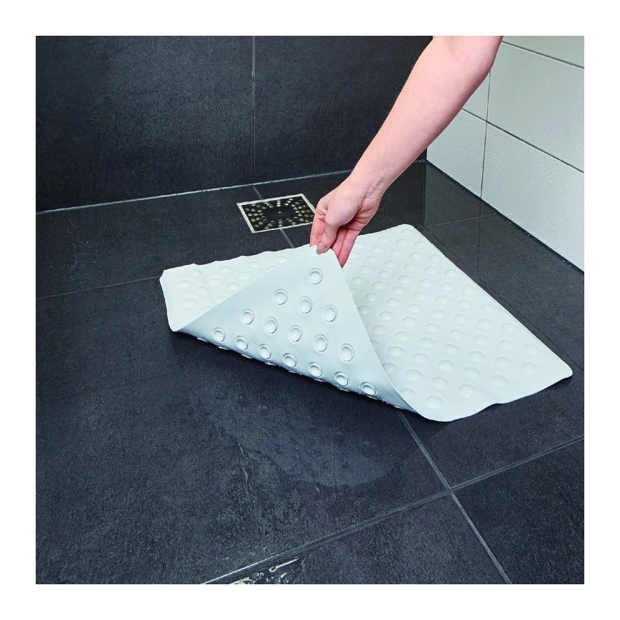 Vitility - Tapis de douche antidérapant 54 x 54 cm, blanc