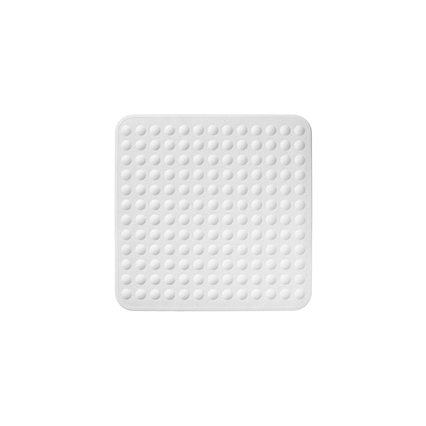 Vitility - Tapis de douche antidérapant 54 x 54 cm, blanc