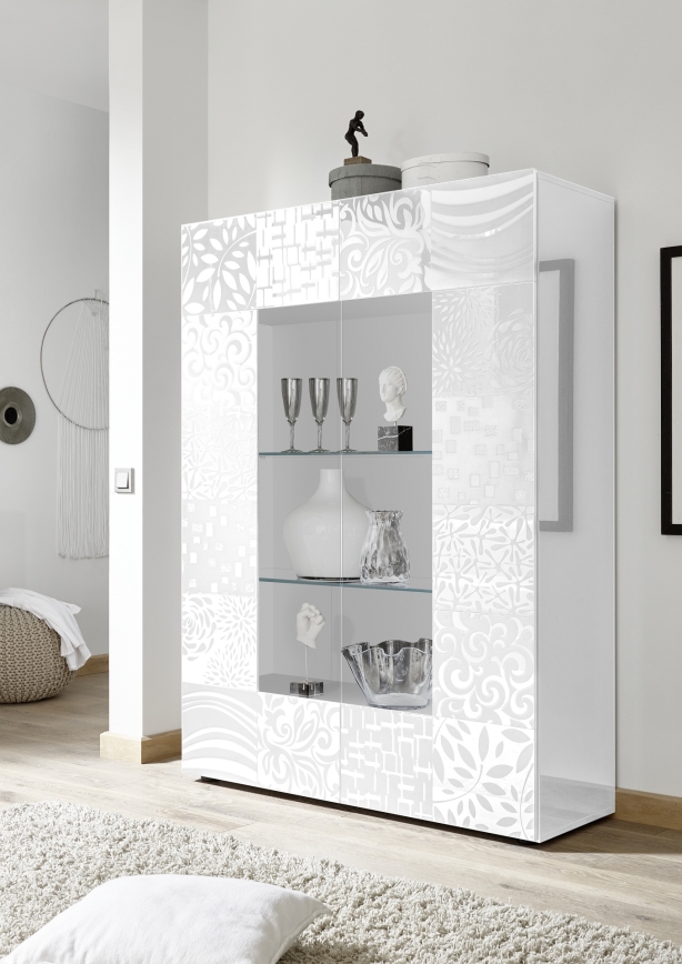 Vitrine ARIA blanche