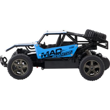 Voiture Bulan avec télécommande 4xAA + 2xAA noir/bleu
