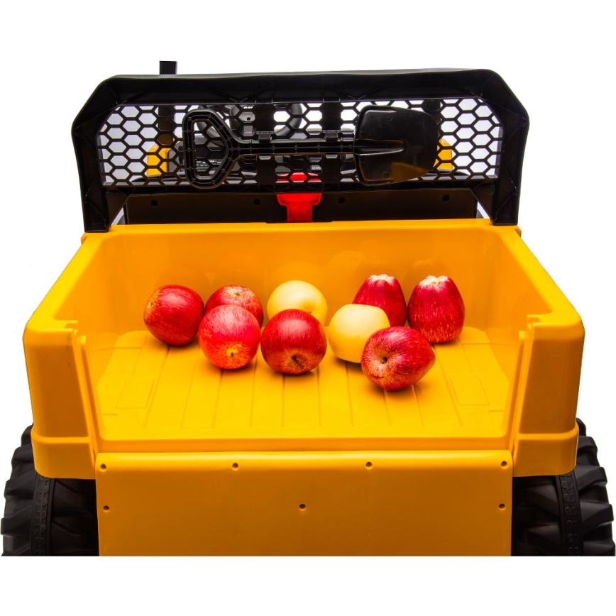 Voiture électrique CAT 60W/7500 mAh jaune/noir + Télécommande