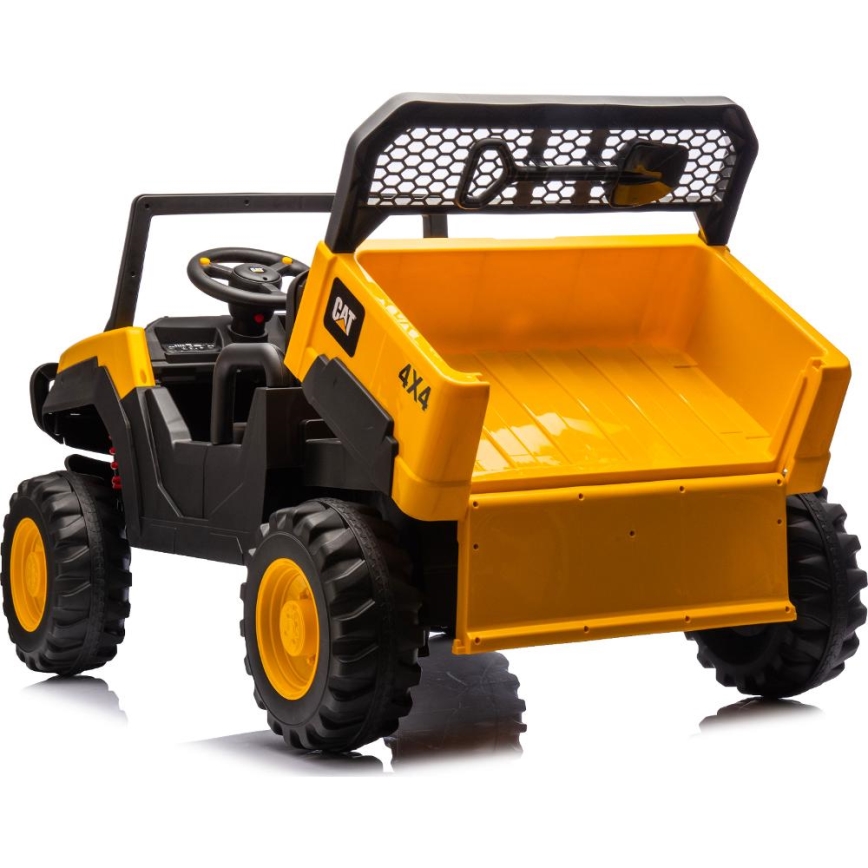 Voiture électrique CAT 60W/7500 mAh jaune/noir + Télécommande