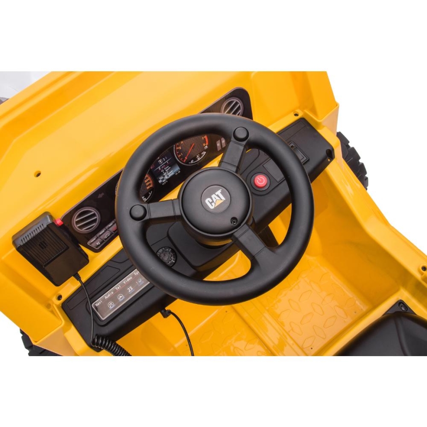 Voiture électrique Chargeuse CAT 60W/4500 mAh jaune/noir