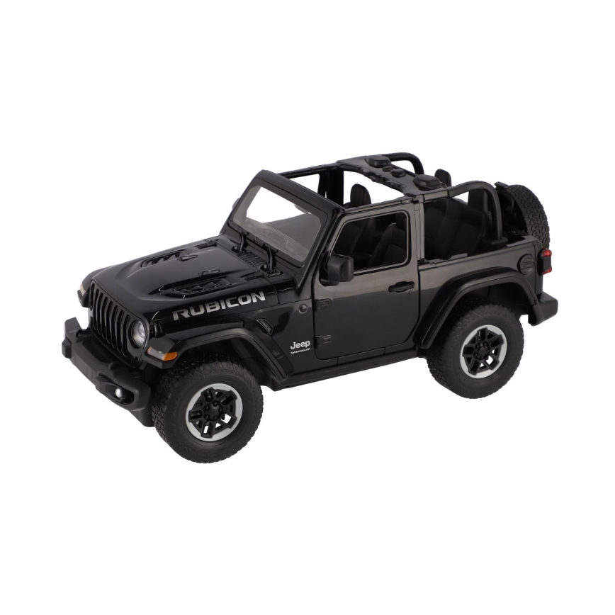 Voiture radiocommandée Jeep Wrangler Rubicon RASTAR — alimentation 5xAA + 2xAA, noire