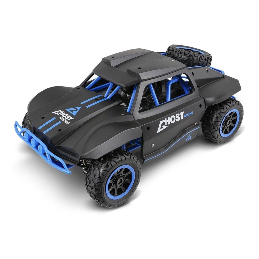 Voiture téléguidée Rally noir/bleu