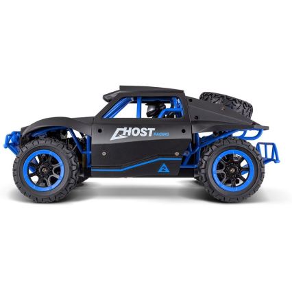 Voiture téléguidée Rally noir/bleu