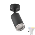Встановлюване світло для ванної кімнати LED RGBW TURYN 1xGU10/6,5W/230V 2700-6500K Wi-Fi IP44 чорне