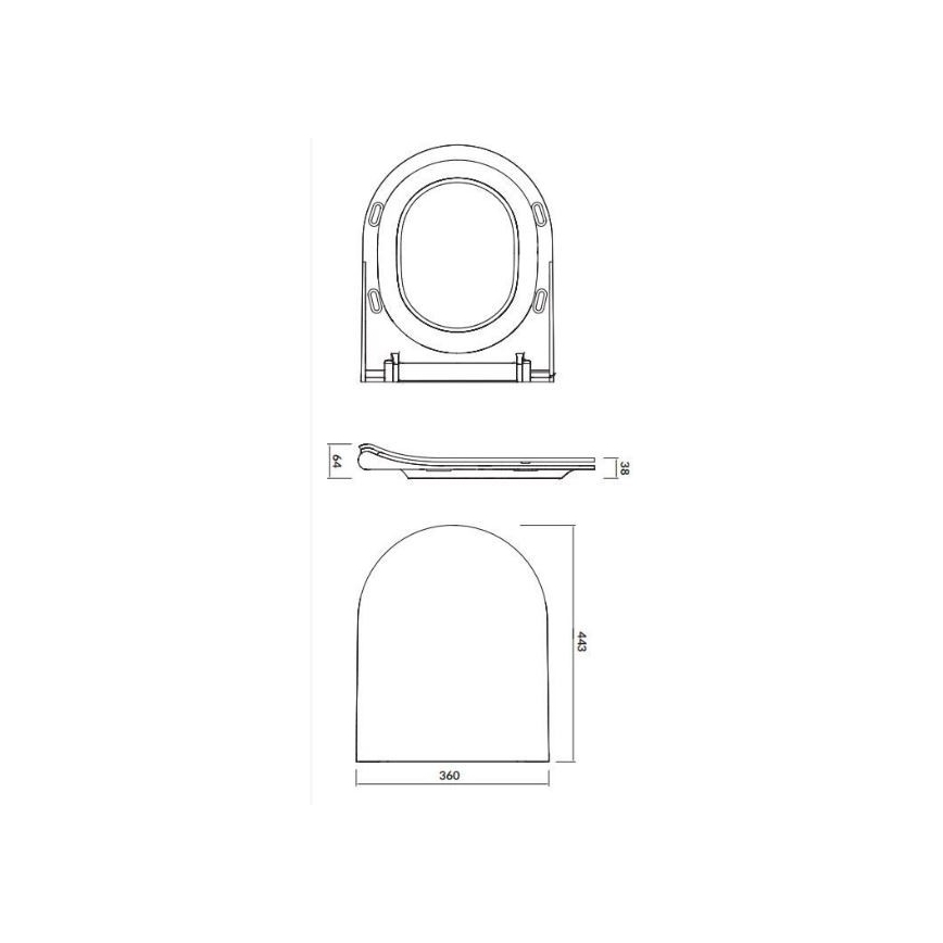 WC suspendu CITY OVAL + abattant SoftClose CITY OVAL + plaque de commande SIGMA + module encastré + plaque isolante