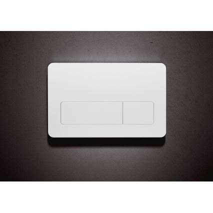 WC suspendu MIO Vortex + abattant WC SoftClose MIO + plaque de commande DUAL + module encastré + plaque isolante