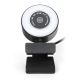 Webcam 2K avec éclairage LED à intensité variable