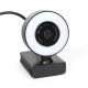 Webcam 2K avec éclairage LED à intensité variable