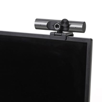 Webcam FULL HD 1080p avec haut-parleurs et microphone