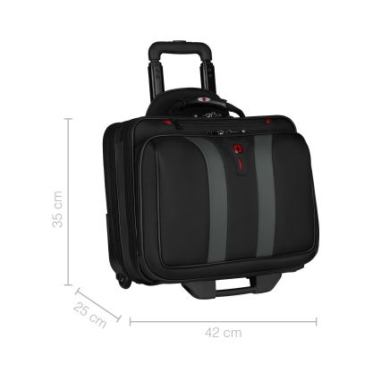 Wenger - Bagages à roulettes 29 l + pochette pour ordinateur portable 15,6" Granada noir