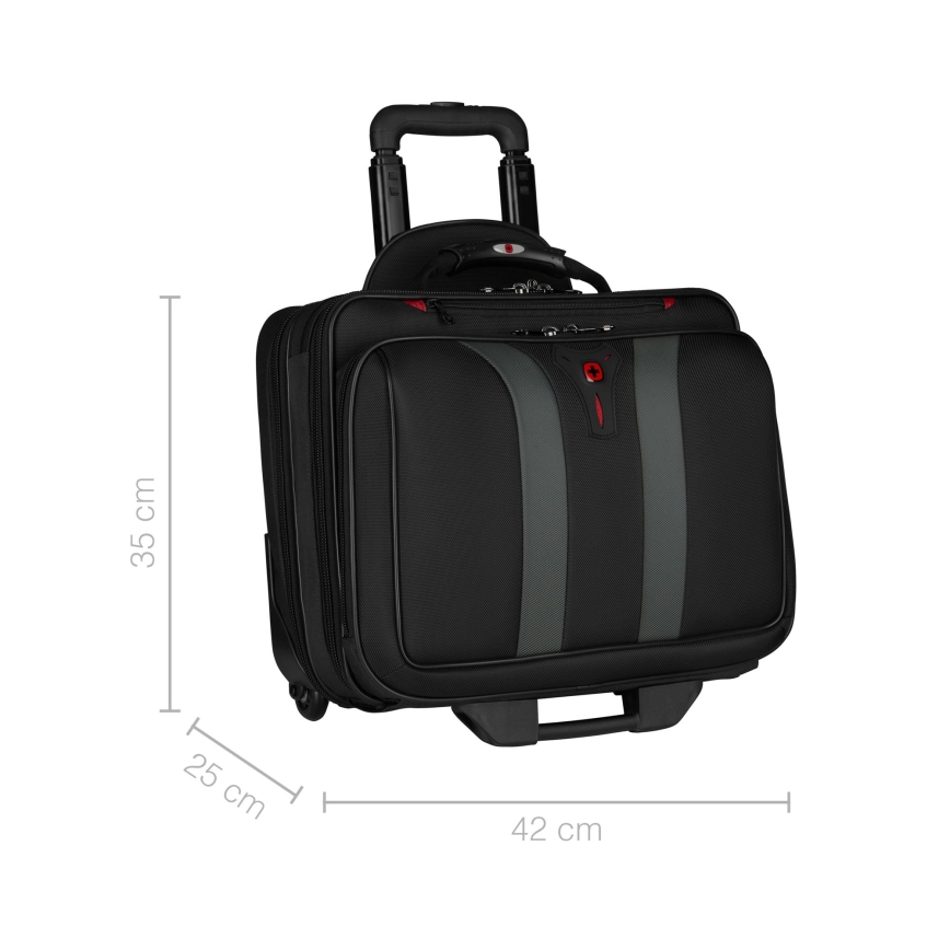 Wenger - Bagages à roulettes 29 l + pochette pour ordinateur portable 15,6" Granada noir