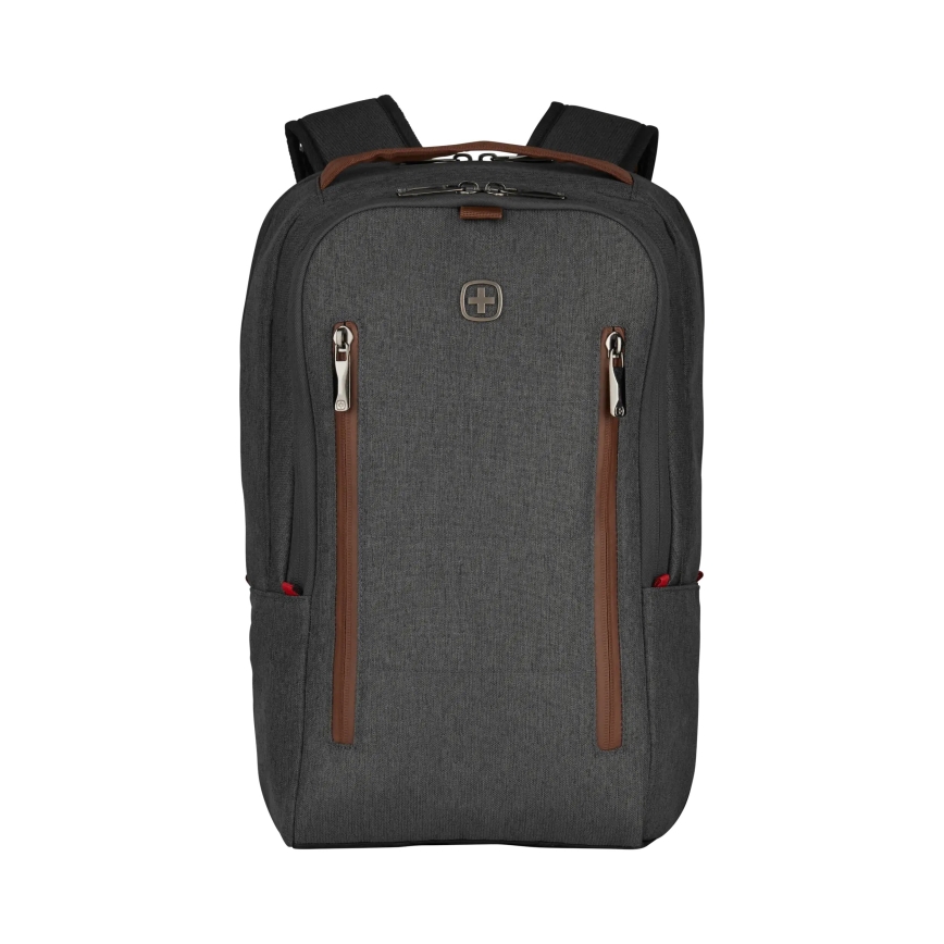 Wenger - Sac à dos pour ordinateur portable 15 l 16" avec pochette pour tablette 12" + crossbody bag Ville Upgrade 2en1 gris