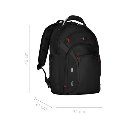 Wenger - Sac à dos pour ordinateur portable 20 l 15" avec pochette pour tablette 10" Gigabyte noir