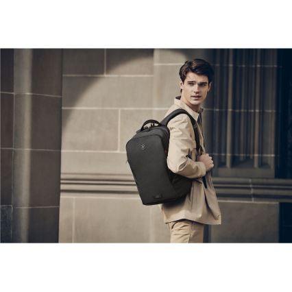 Wenger - Sac à dos pour ordinateur portable 21 l 16" avec pochette pour tablette 10" MX Luminaire noir