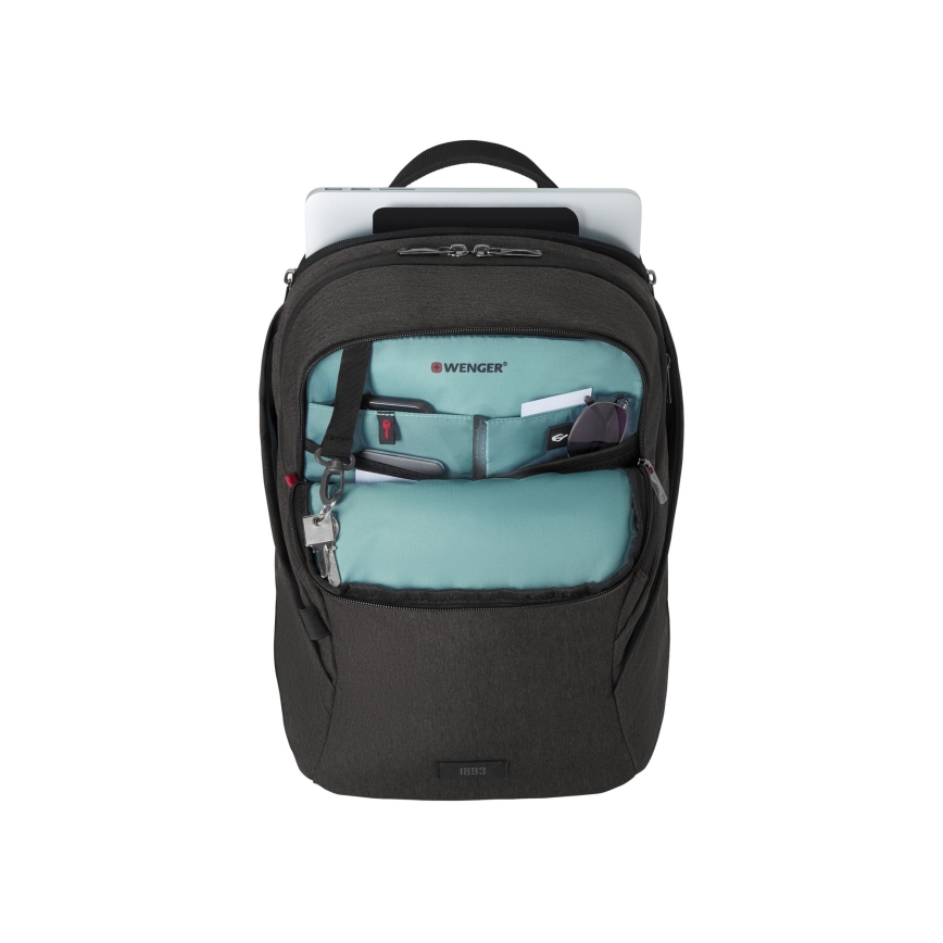 Wenger - Sac à dos pour ordinateur portable 21 l 16" avec pochette pour tablette 10" MX Luminaire noir