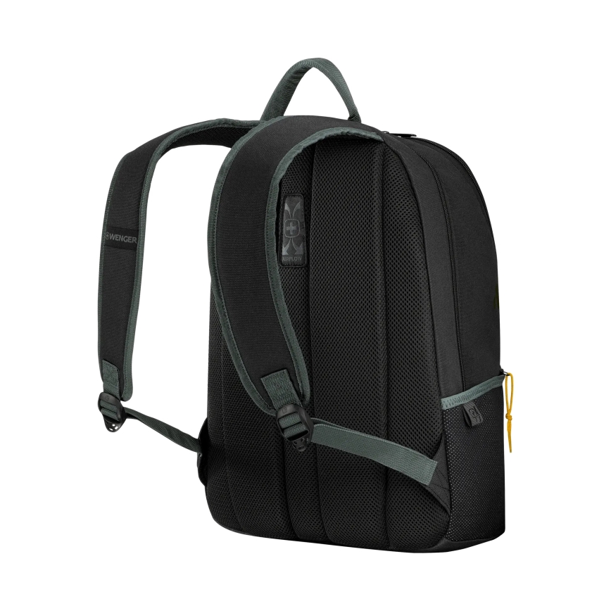 Wenger - Sac à dos pour ordinateur portable 22 l 15,6" avec pochette pour tablette 10" Trayl noir