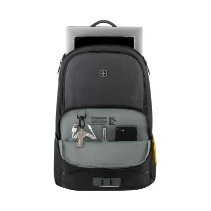 Wenger - Sac à dos pour ordinateur portable 22 l 15,6" avec pochette pour tablette 10" Trayl noir