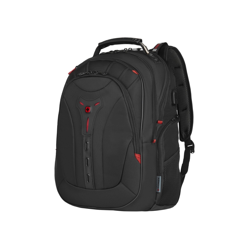 Wenger - Sac à dos pour ordinateur portable 25 l 16" avec pochette pour tablette 10" Pegasus Deluxe noir