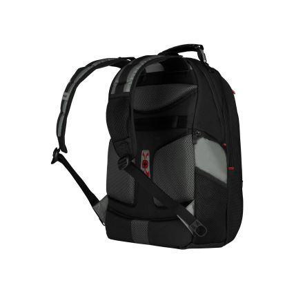 Wenger - Sac à dos pour ordinateur portable 25 l 17" avec pochette pour tablette 12" Pegasus noir/gris