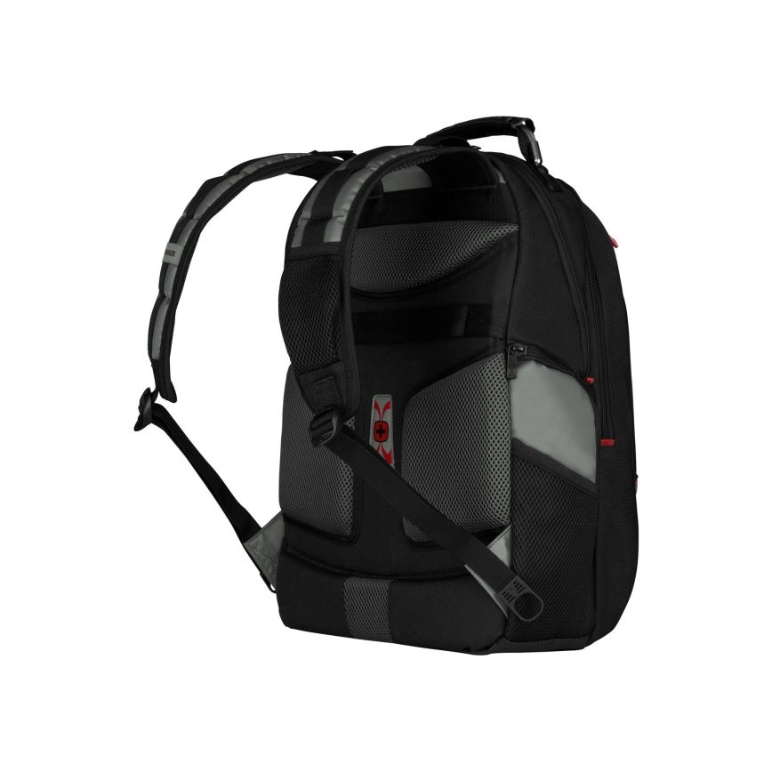 Wenger - Sac à dos pour ordinateur portable 25 l 17" avec pochette pour tablette 12" Pegasus noir/gris