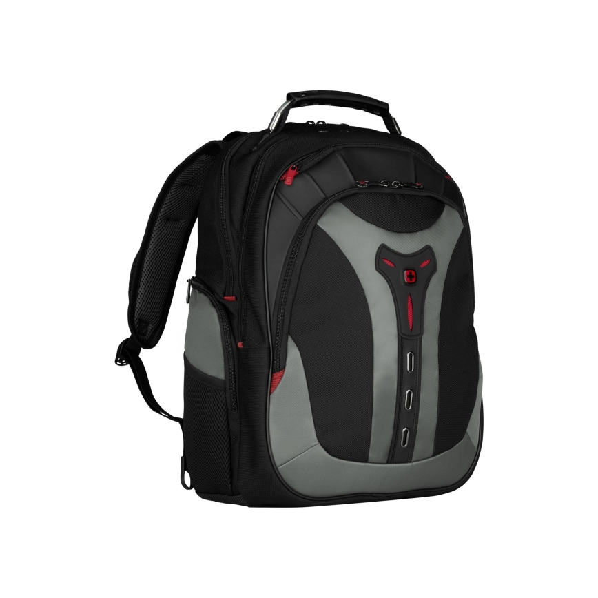 Wenger - Sac à dos pour ordinateur portable 25 l 17" avec pochette pour tablette 12" Pegasus noir/gris