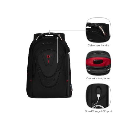 Wenger - Sac à dos pour ordinateur portable 26 l 17" avec pochette pour tablette 10" Ibex Ballistic Deluxe