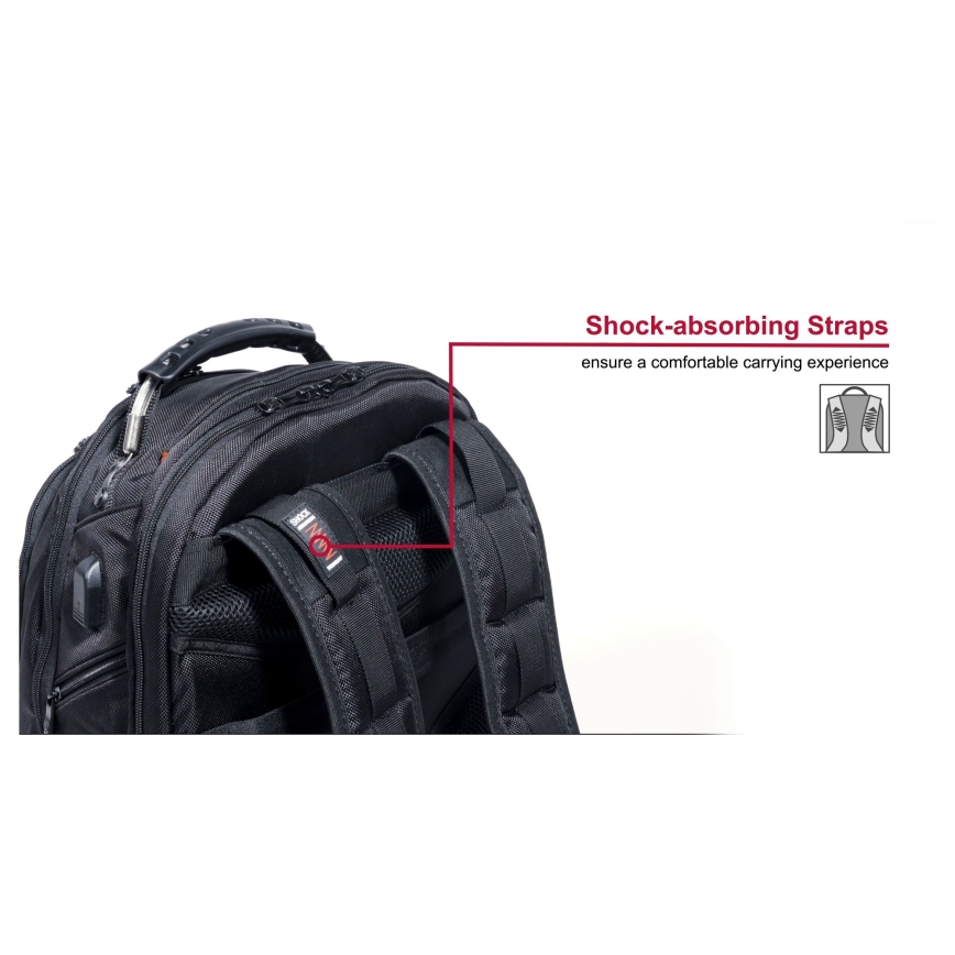Wenger - Sac à dos pour ordinateur portable 26 l 17" avec pochette pour tablette 10" Ibex Ballistic Deluxe