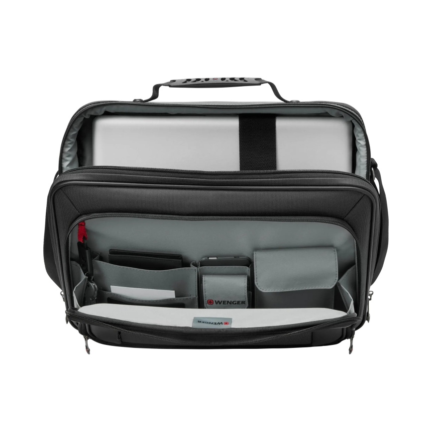 Wenger - Sac pour ordinateur portable 10 l 15,6" avec pochette pour tablette 10" Insight noir
