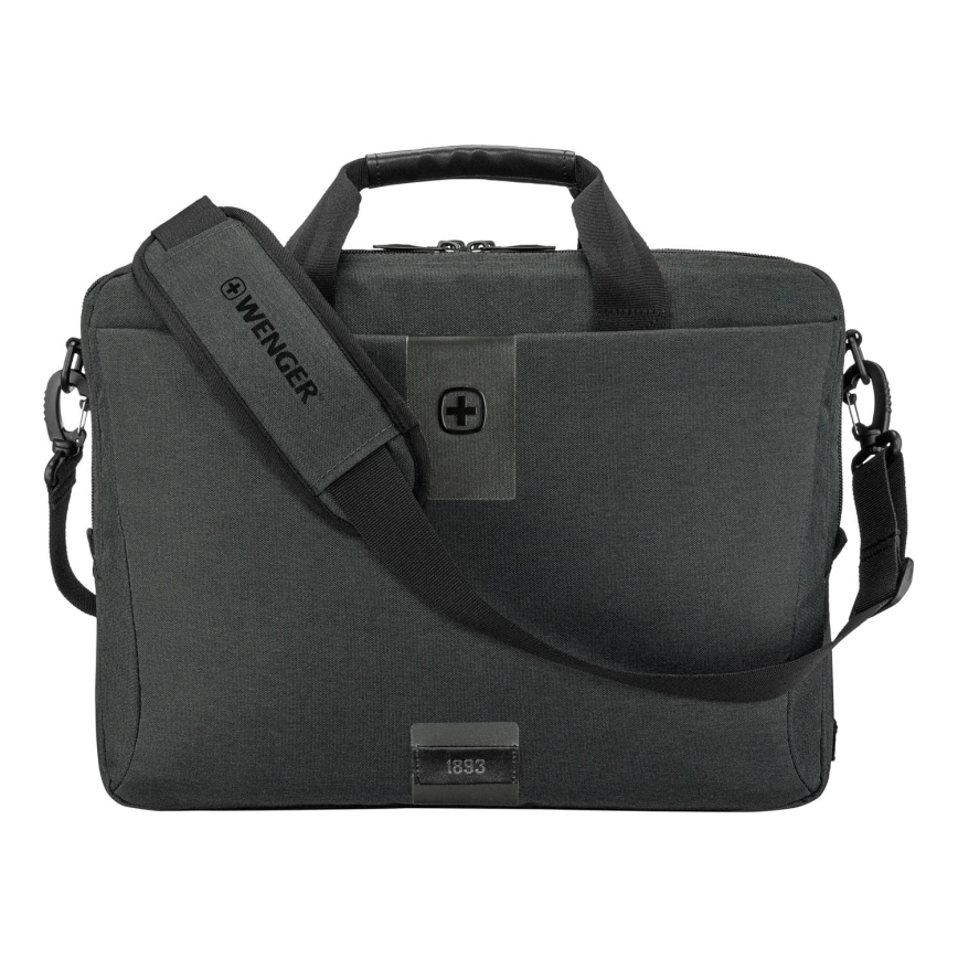 Wenger - Sac pour ordinateur portable 15 l 16" avec pochette pour tablette 10" MX ECO Brief gris