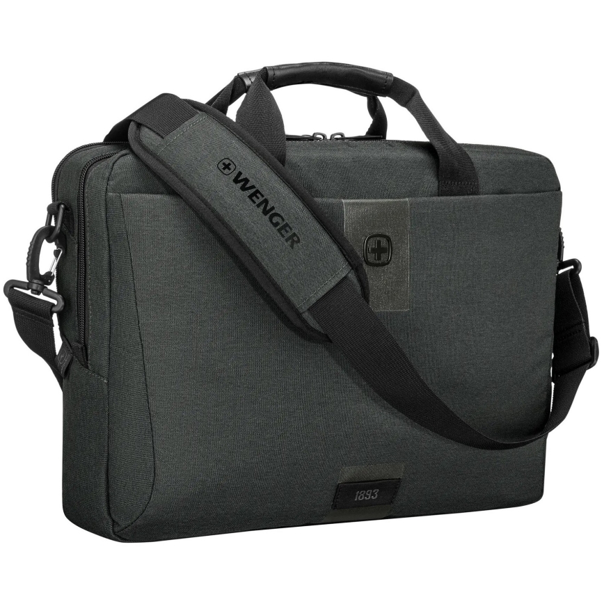 Wenger - Sac pour ordinateur portable 15 l 16" avec pochette pour tablette 10" MX ECO Brief gris