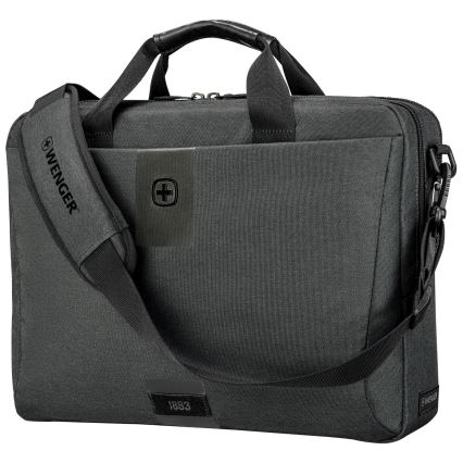 Wenger - Sac pour ordinateur portable 15 l 16" avec pochette pour tablette 10" MX ECO Brief gris