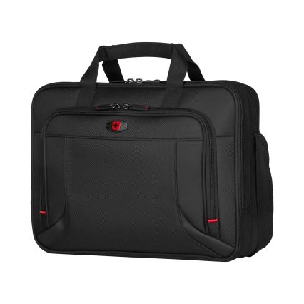 Wenger - Sac pour ordinateur portable 15 l 16" avec pochette pour tablette 10" Prospectus noir