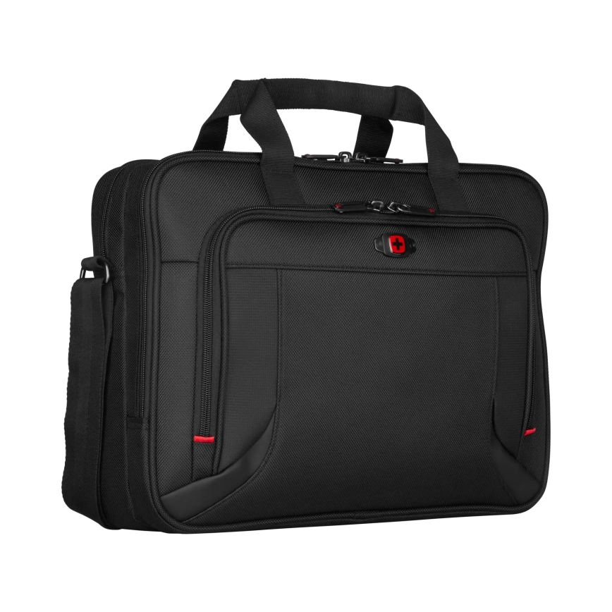 Wenger - Sac pour ordinateur portable 15 l 16" avec pochette pour tablette 10" Prospectus noir