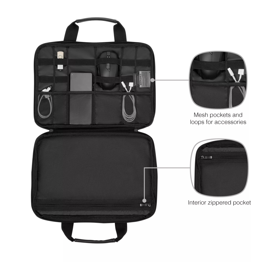 Wenger - Sac pour ordinateur portable 6 l 14" Guyde noir