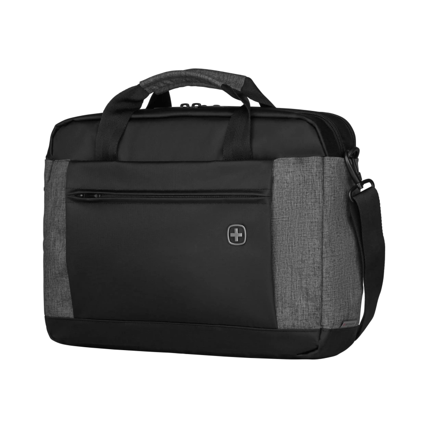 Wenger- Sac pour ordinateur portable 9 l 16" avec pochette pour tablette 10" Underground noir/gris