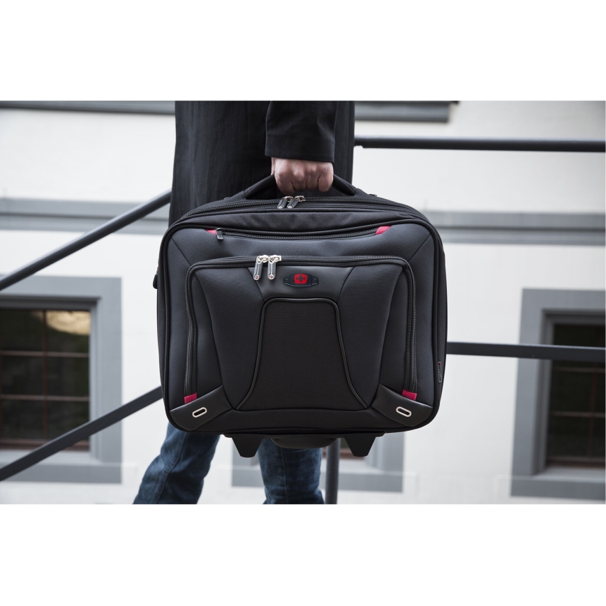 Wenger - Valise d'affaires à roulettes 20 l 16" Transfer noir